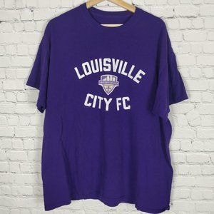 Purple Louisvill City FC LouCity FC Purple Tee XL